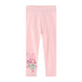 Toddler/Kid Girl's Pink Leggings with Cute Bunny Design