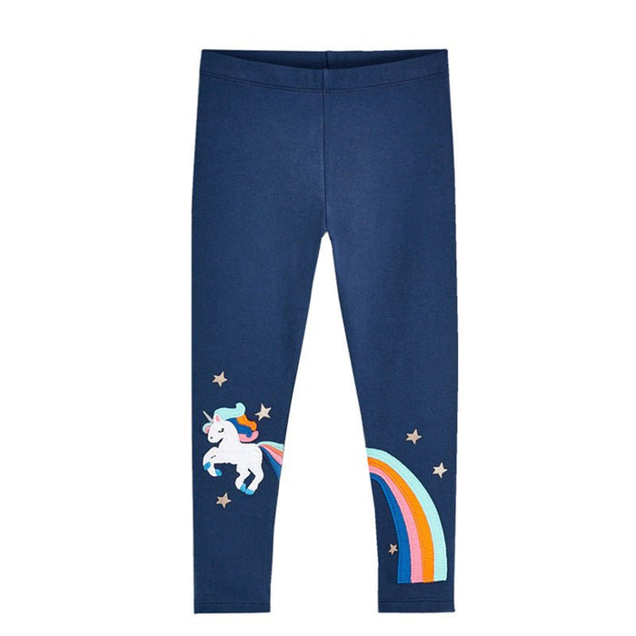 Toddler/Kid Girl's Rainbow Print Design Leggings