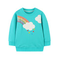 Toddler/Kid Girl's Rainbow Print Sweatshirt