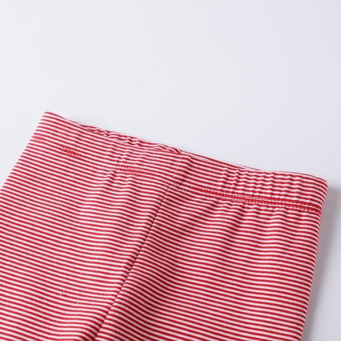 Toddler/Kid Girl's Unicorn Print Pink Striped Leggings