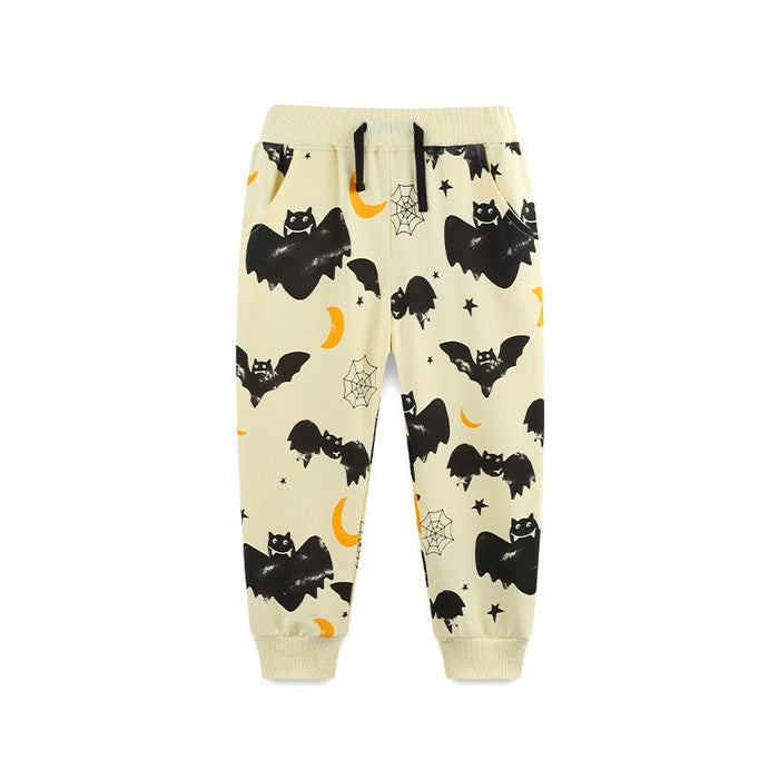 Toddler/Kid Halloween Bat Print Design Pants