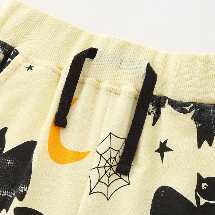 Toddler/Kid Halloween Bat Print Design Pants