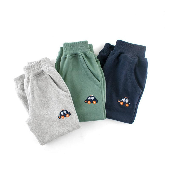 Toddler/Kid Little Car Print Casual Cotton Pants (3 Colors)