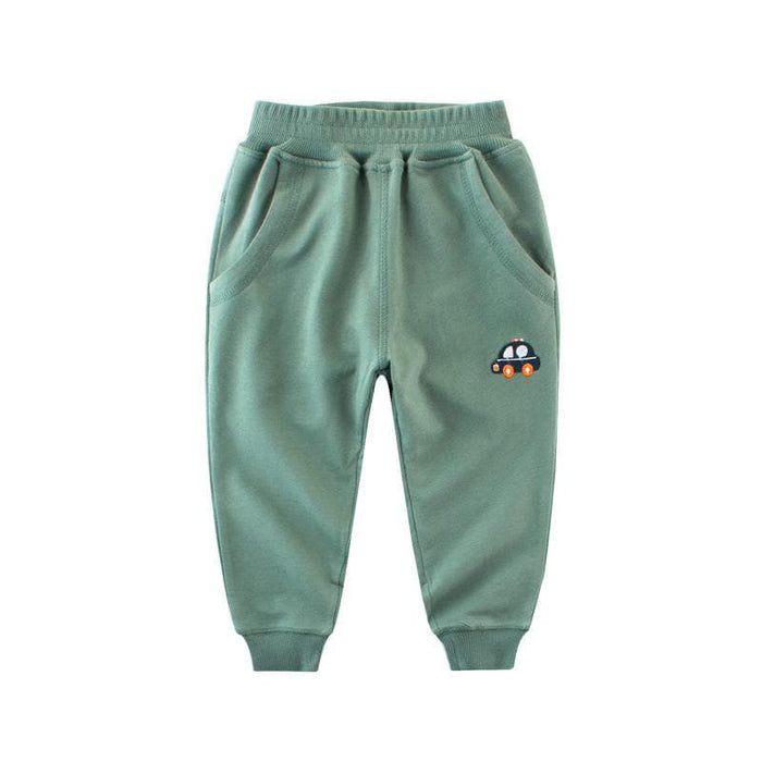 Toddler/Kid Little Car Print Casual Cotton Pants (3 Colors)