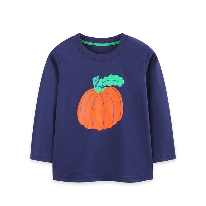 Toddler/Kid Pumpkin Print Long Sleeve Tee