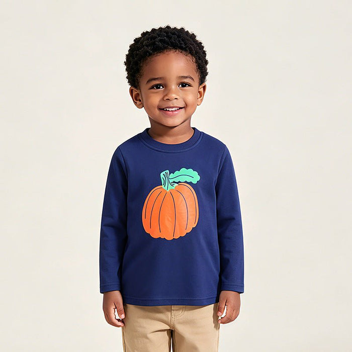Toddler/Kid Pumpkin Print Long Sleeve Tee