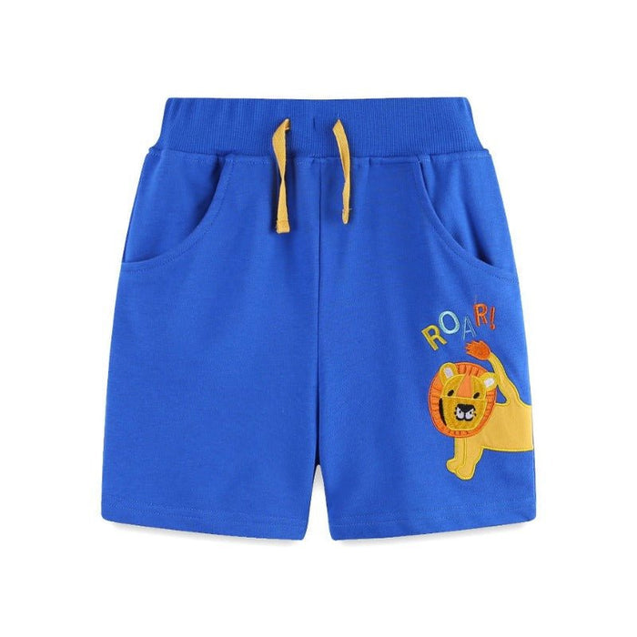Toddler/Kid Safari Animals Car T-shirt and Shorts Set