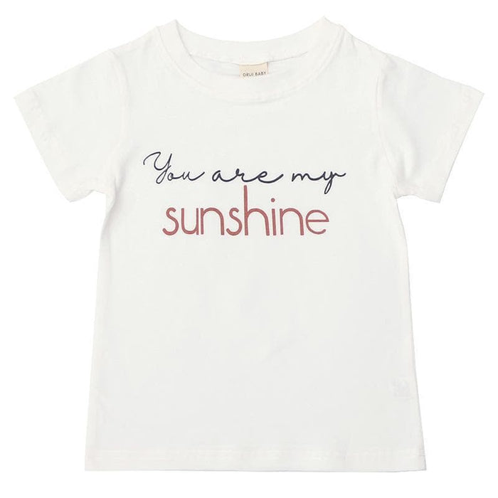 Toddler/Kid You Are My Sunshine Letter Print T-shirt