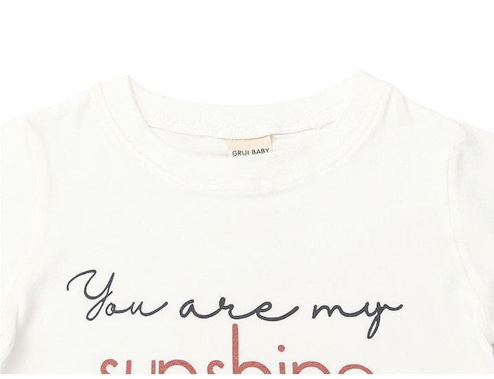 Toddler/Kid You Are My Sunshine Letter Print T-shirt
