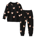 Toddler/Kid's Bear Print Sweatshirt and Pants Set