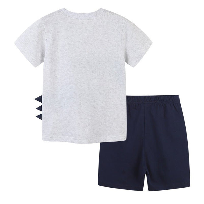 Toddler/Kid's Crocodile Print Tee with Shorts Set