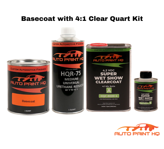 Toyota 796 Wave Maker Basecoat Clearcoat Quart Complete Paint Kit
