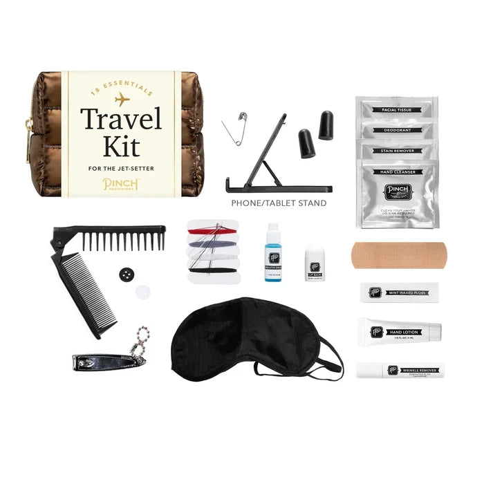 Travel Kit -Puffer Brown