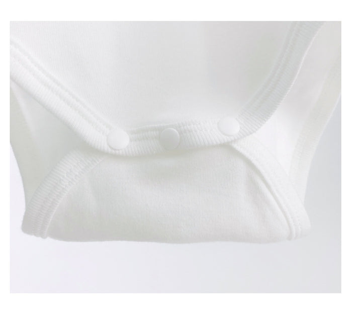 Unisex Baby's One-piece White Bodysuit