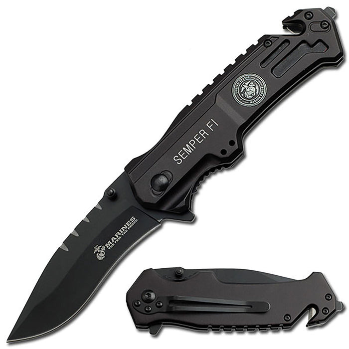 USMC - SPRING ASSISTED KNIFE