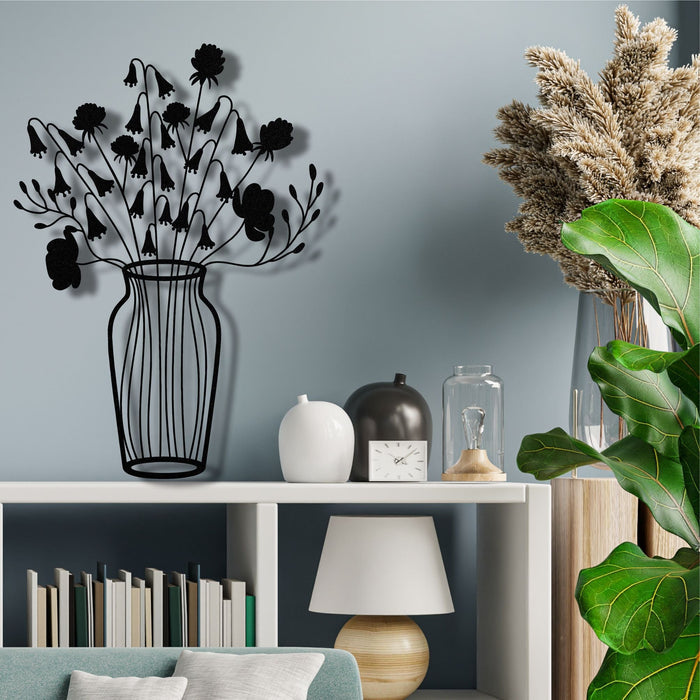 Vase Metal Wall Decor