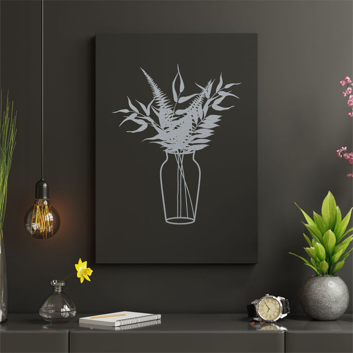Vase Metal Wall Decor