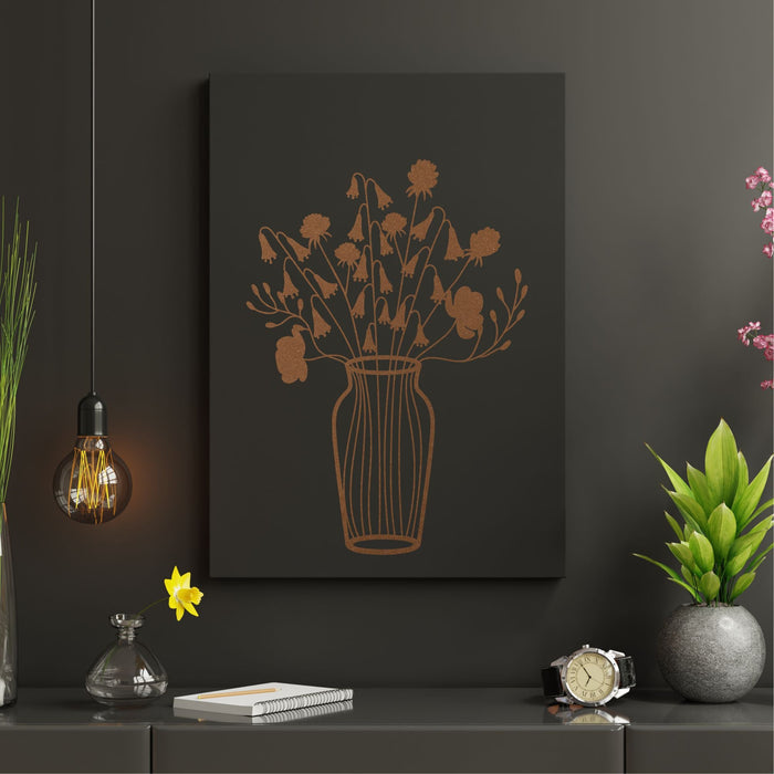 Vase Metal Wall Decor