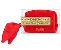 Velvet Scarf Minimergency Kit -Poppy Red