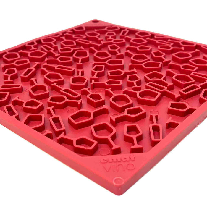 Vino Bottle Pattern Lick Mat