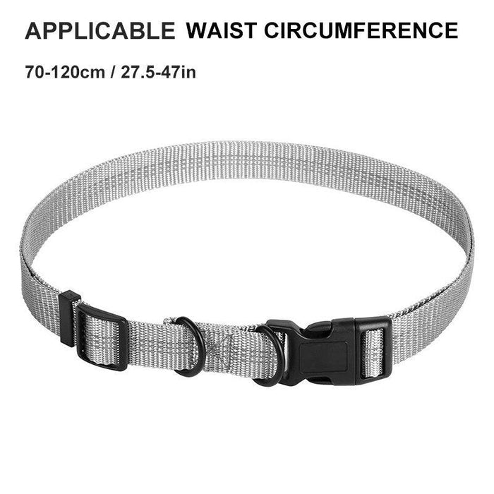 Waist-Belt Double Bungee Dog Leash