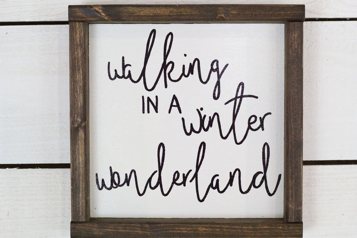 walking in a winter wonderland