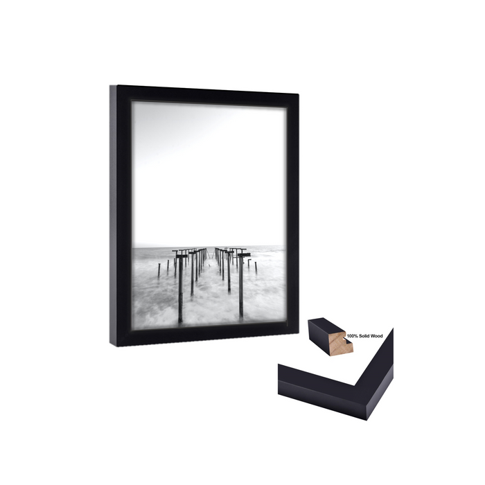 23x44 PIcture Frame Black Wood 23x44 Picture or poster print