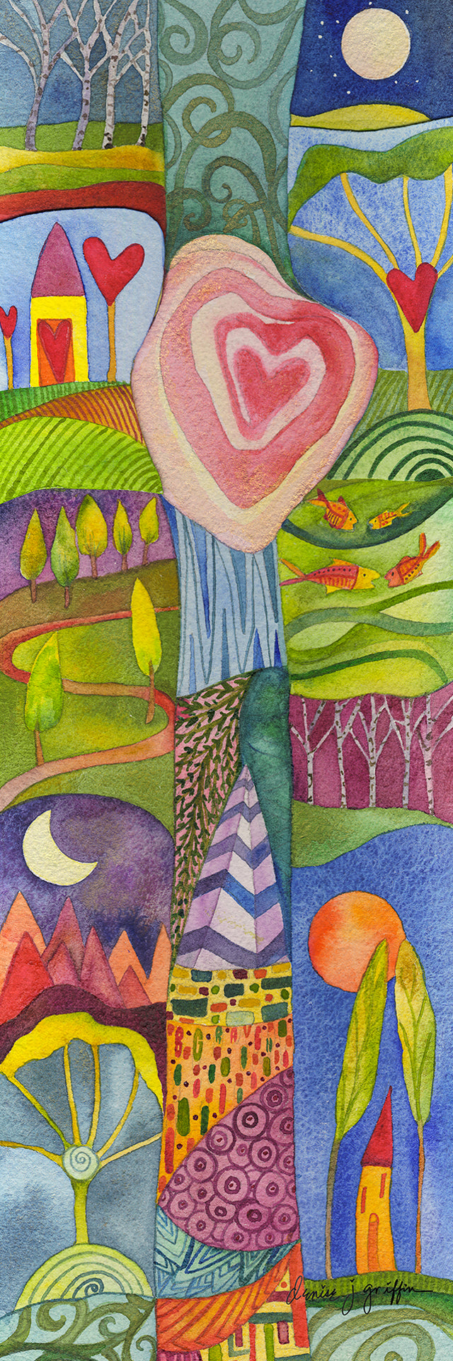 Watercolor Dance by Denise Griffin