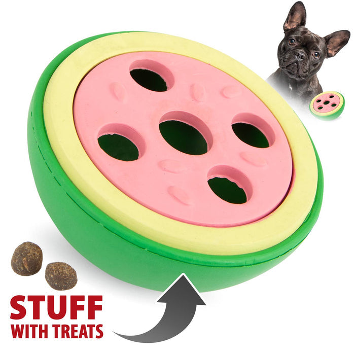 Watermelon Treat Toy with Multiple Openings