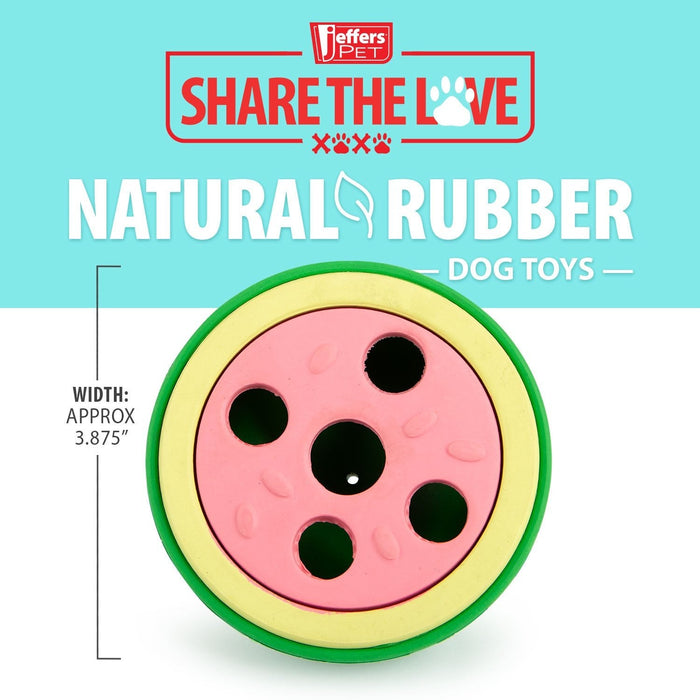 Watermelon Treat Toy with Multiple Openings