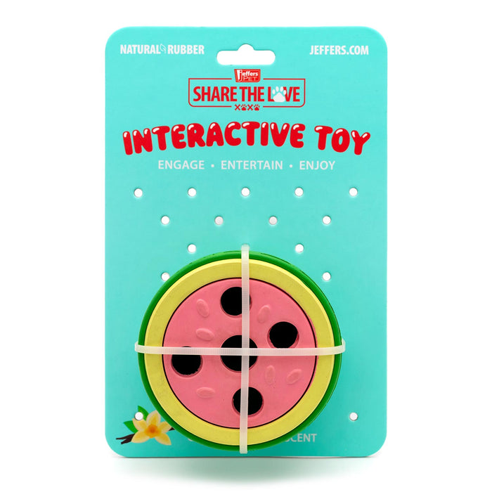 Watermelon Treat Toy with Multiple Openings