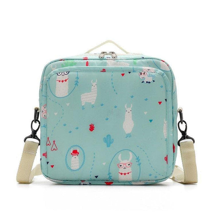 Waterproof Portable Cartoon Print Diaper Bag