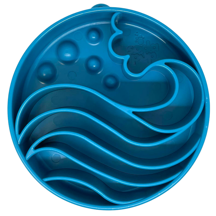 Wave-Channel Dog Bowl with a Deep Profile