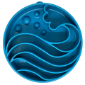 Wave-Channel Dog Bowl with a Deep Profile