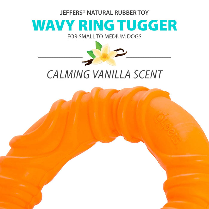 Wavy Ring for Tug-and-Fetch Play