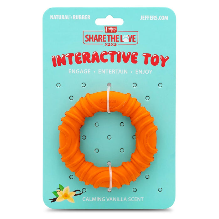 Wavy Ring for Tug-and-Fetch Play