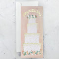wedding cake congratulations greeting card