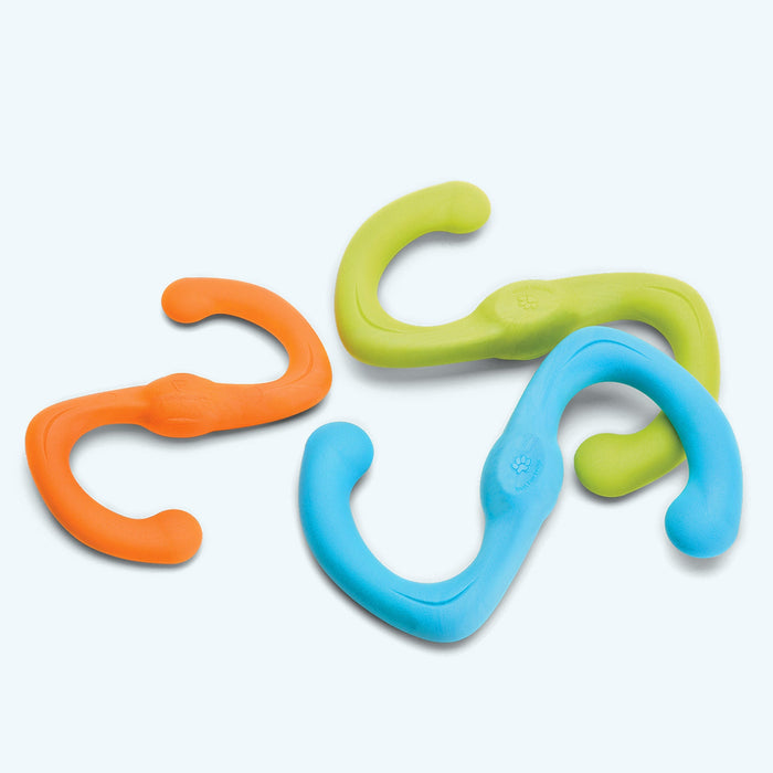 West Paw Bumi Tug & Fetch Dog Toy — Flexible Toy for Gentle Chewers
