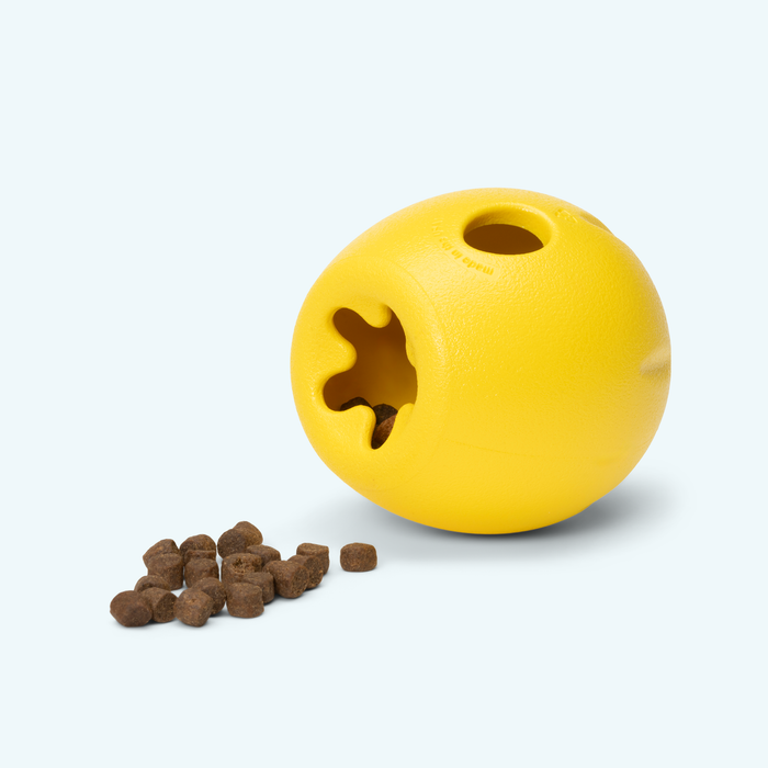 West Paw Rumbl Treat Dispensing Dog Toy — Puzzle Toy for Boredom