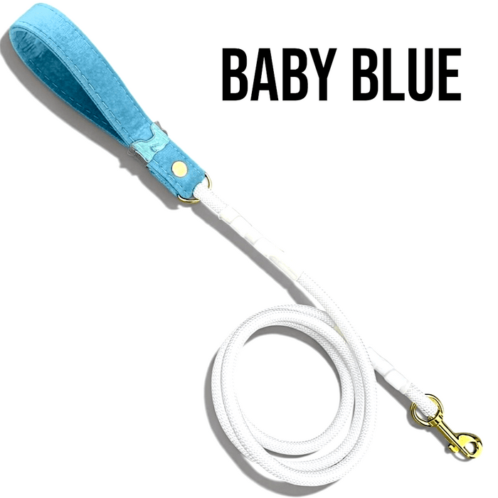 White Rope Dog Lead