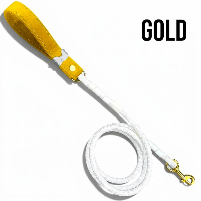 White Rope Dog Lead