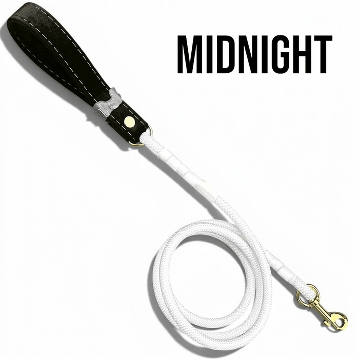 White Rope Dog Lead