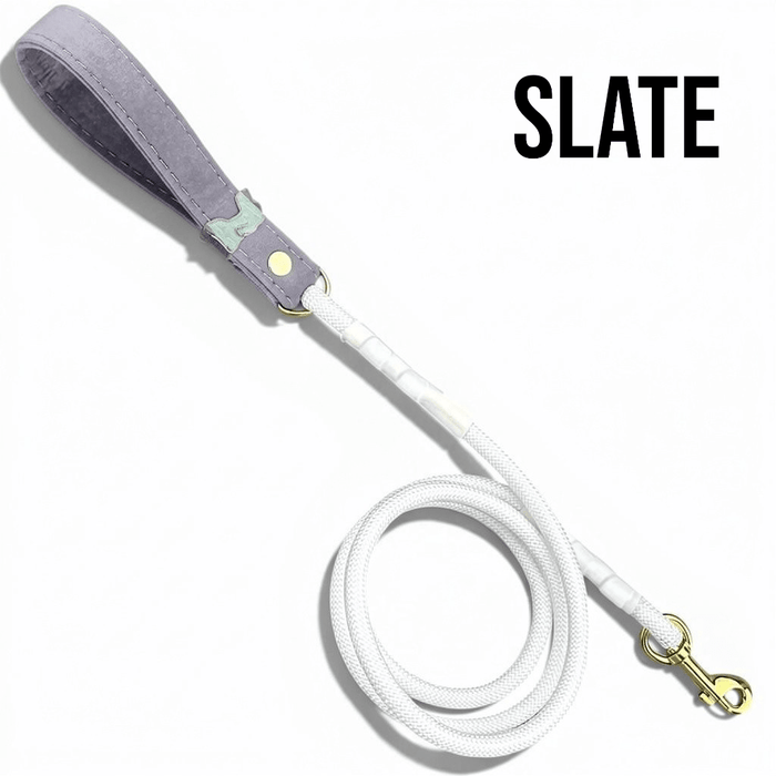 White Rope Dog Lead