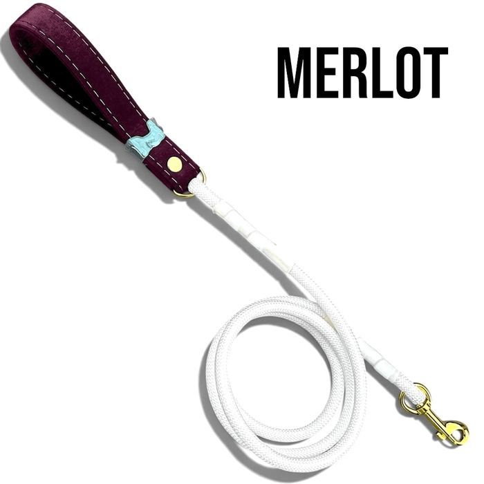 White Rope Dog Lead