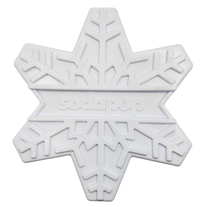 White Snowflake Nylon Treat Toy