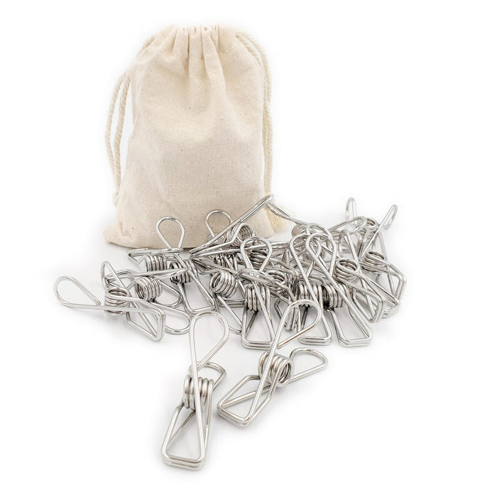 Wombat 316 Stainless Steel Weather-Proof Pegs with Storage Pouch (Set of 20)