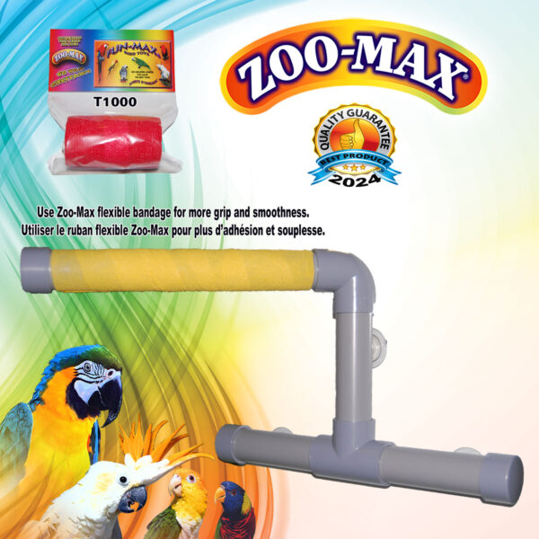 ZooMax T2001 Shower & Window Perch 6″ X 9″